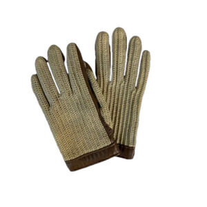 Vintage Fownes Knit Upper Driving Gloves WPL 9522 Size‎ 7